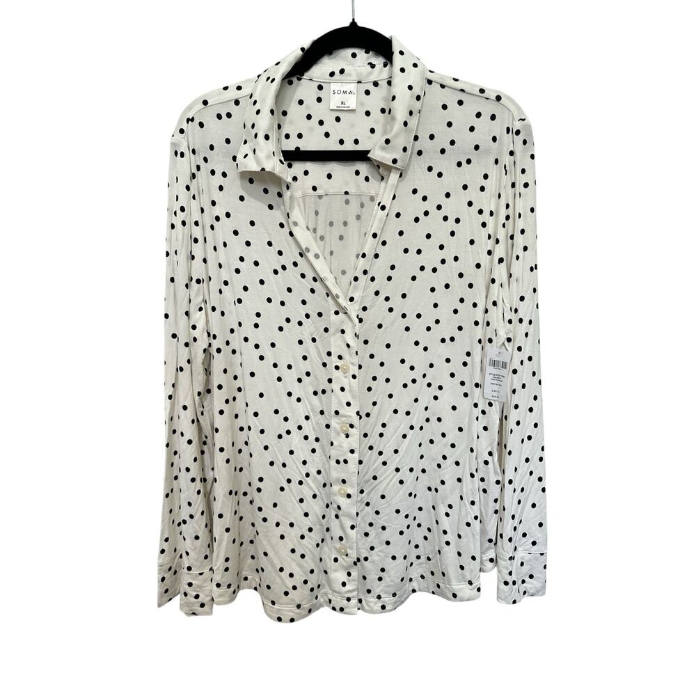 Soma polka dot blouses and sleepshirts Size XL